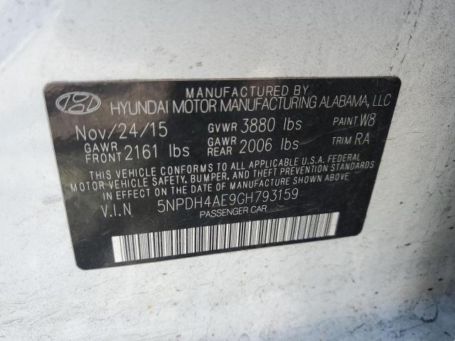 Photo 11 VIN: 5NPDH4AE9GH793159 - HYUNDAI ELANTRA 