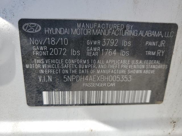 Photo 11 VIN: 5NPDH4AEXBH005353 - HYUNDAI ELANTRA 