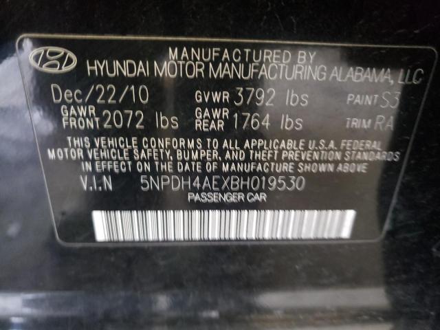 Photo 9 VIN: 5NPDH4AEXBH019530 - HYUNDAI ELANTRA GL 