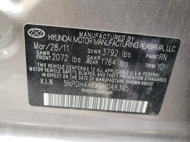 Photo 9 VIN: 5NPDH4AEXBH048395 - HYUNDAI ELANTRA GL 