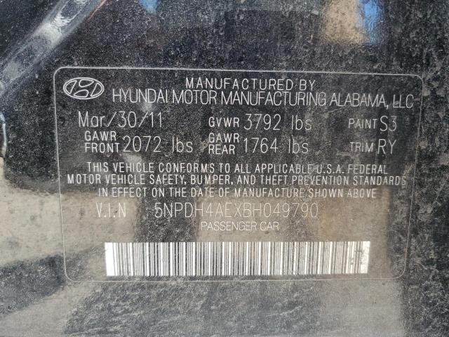 Photo 12 VIN: 5NPDH4AEXBH049790 - HYUNDAI ELANTRA 