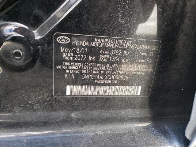 Photo 11 VIN: 5NPDH4AEXCH068826 - HYUNDAI ELANTRA GL 