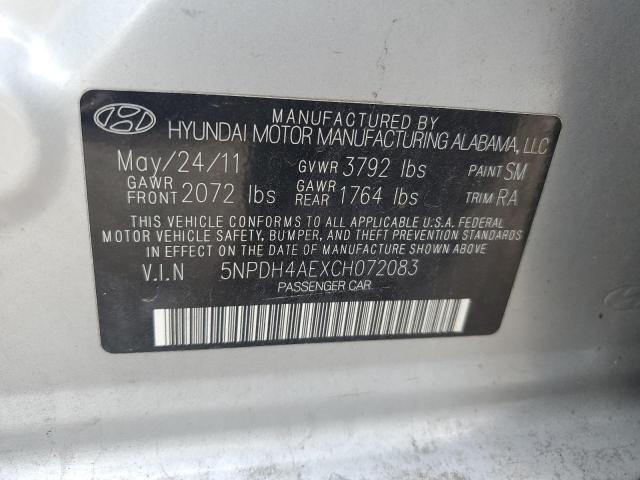 Photo 11 VIN: 5NPDH4AEXCH072083 - HYUNDAI ELANTRA GL 