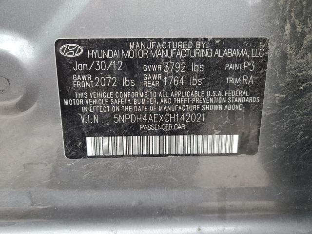 Photo 11 VIN: 5NPDH4AEXCH142021 - HYUNDAI ELANTRA 