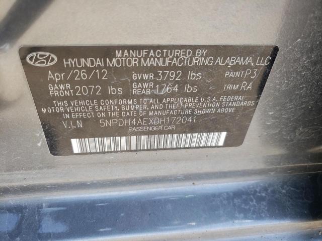 Photo 11 VIN: 5NPDH4AEXDH172041 - HYUNDAI ELANTRA 