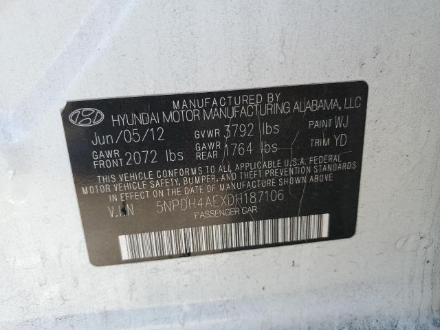 Photo 11 VIN: 5NPDH4AEXDH187106 - HYUNDAI ELANTRA 