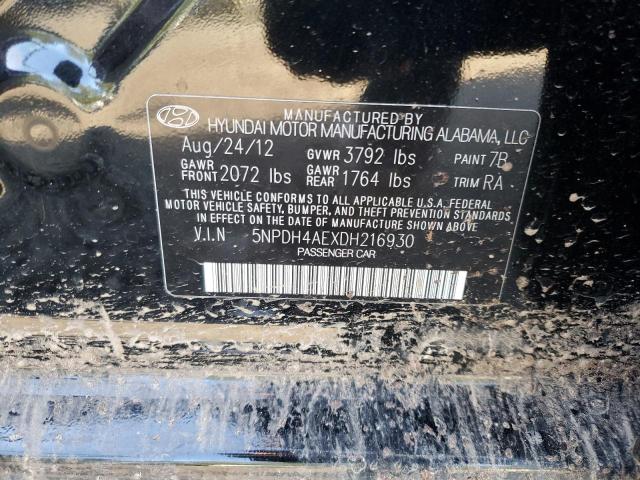 Photo 11 VIN: 5NPDH4AEXDH216930 - HYUNDAI ELANTRA 