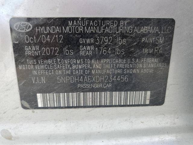 Photo 11 VIN: 5NPDH4AEXDH234456 - HYUNDAI ELANTRA 