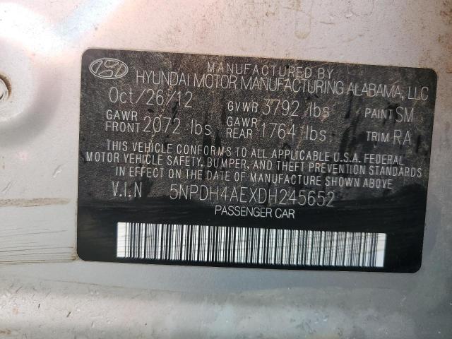 Photo 11 VIN: 5NPDH4AEXDH245652 - HYUNDAI ELANTRA 