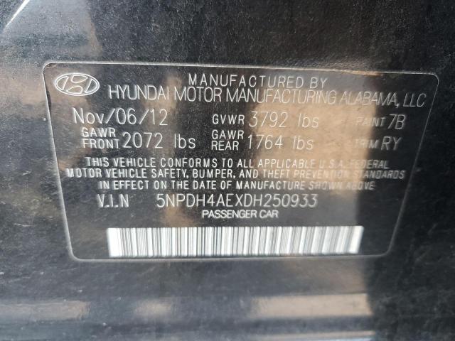 Photo 11 VIN: 5NPDH4AEXDH250933 - HYUNDAI ELANTRA 