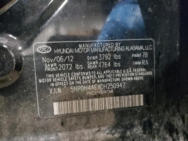 Photo 11 VIN: 5NPDH4AEXDH250947 - HYUNDAI ELANTRA 