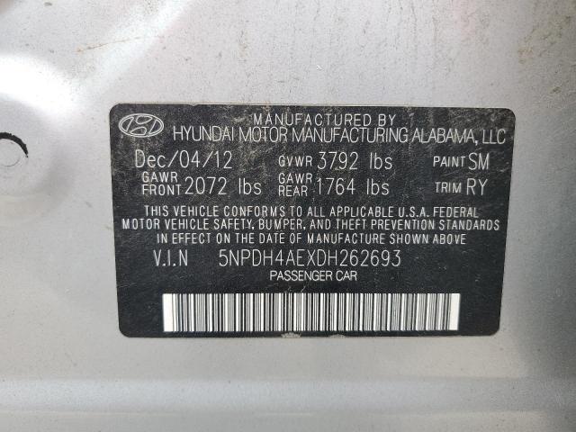 Photo 11 VIN: 5NPDH4AEXDH262693 - HYUNDAI ELANTRA GL 