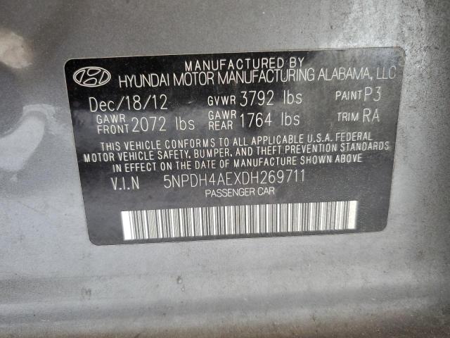 Photo 11 VIN: 5NPDH4AEXDH269711 - HYUNDAI ELANTRA GL 