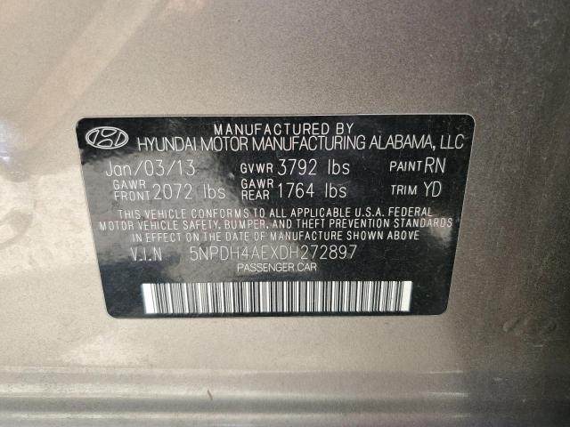 Photo 11 VIN: 5NPDH4AEXDH272897 - HYUNDAI ELANTRA GL 