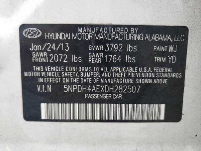 Photo 11 VIN: 5NPDH4AEXDH282507 - HYUNDAI ELANTRA GL 