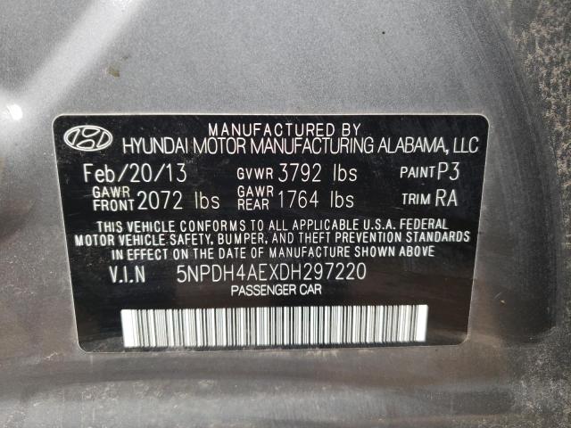 Photo 11 VIN: 5NPDH4AEXDH297220 - HYUNDAI ELANTRA 