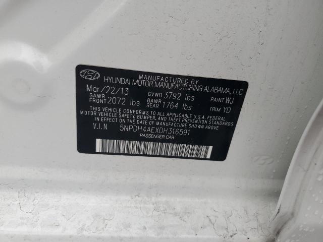 Photo 11 VIN: 5NPDH4AEXDH316591 - HYUNDAI ELANTRA GL 