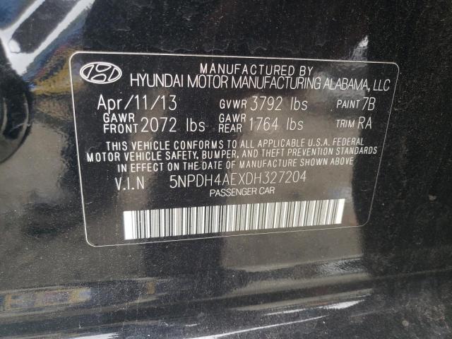 Photo 11 VIN: 5NPDH4AEXDH327204 - HYUNDAI ELANTRA 