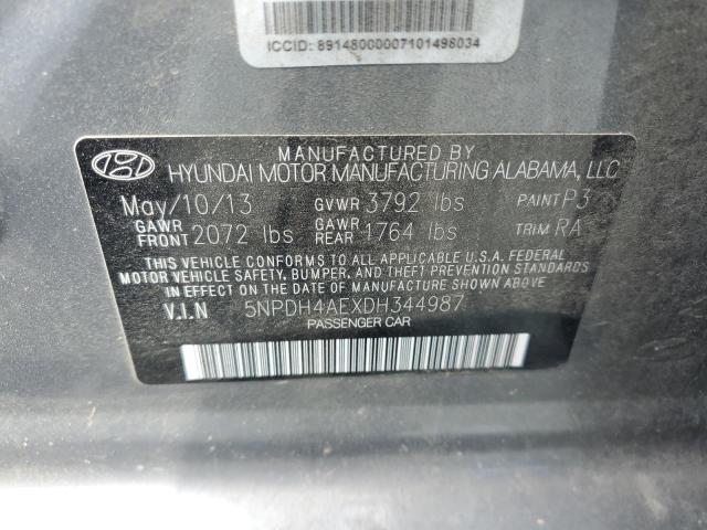 Photo 11 VIN: 5NPDH4AEXDH344987 - HYUNDAI ELANTRA 