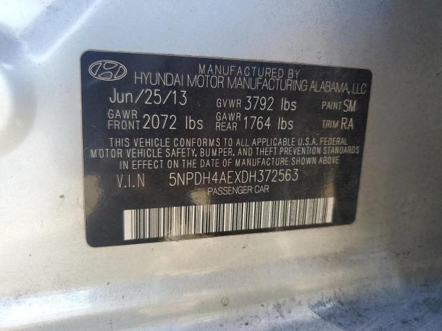 Photo 11 VIN: 5NPDH4AEXDH372563 - HYUNDAI ELANTRA GL 