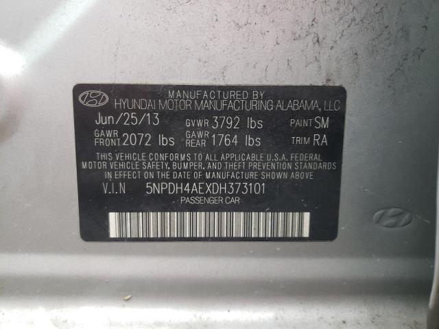 Photo 9 VIN: 5NPDH4AEXDH373101 - HYUNDAI ELANTRA GL 