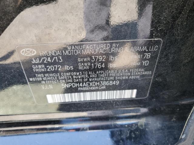 Photo 11 VIN: 5NPDH4AEXDH386849 - HYUNDAI ELANTRA 