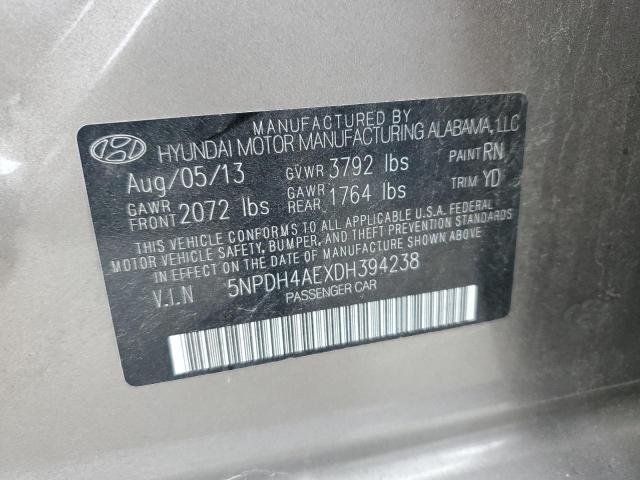 Photo 11 VIN: 5NPDH4AEXDH394238 - HYUNDAI ELANTRA 