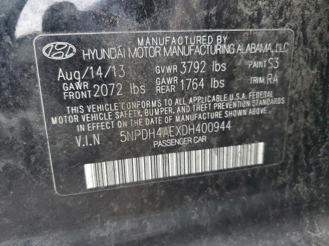 Photo 11 VIN: 5NPDH4AEXDH400944 - HYUNDAI ELANTRA 