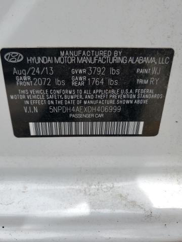 Photo 11 VIN: 5NPDH4AEXDH406999 - HYUNDAI ELANTRA 