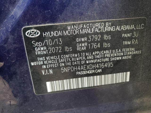 Photo 12 VIN: 5NPDH4AEXDH416495 - HYUNDAI ELANTRA GL 