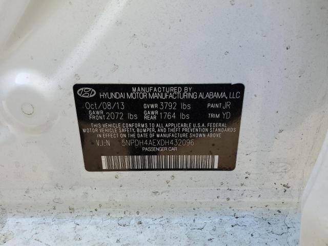 Photo 11 VIN: 5NPDH4AEXDH432096 - HYUNDAI ELANTRA GL 