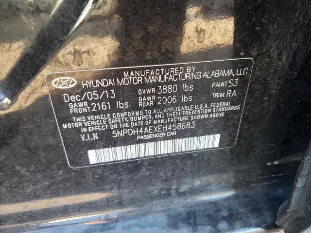 Photo 11 VIN: 5NPDH4AEXEH458683 - HYUNDAI ELANTRA SE 