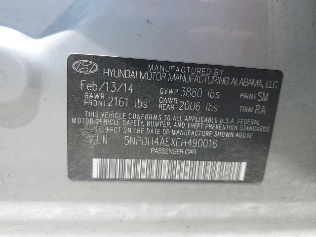 Photo 12 VIN: 5NPDH4AEXEH490016 - HYUNDAI ELANTRA SE 