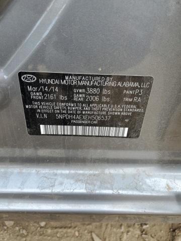 Photo 11 VIN: 5NPDH4AEXEH506537 - HYUNDAI ELANTRA SE 