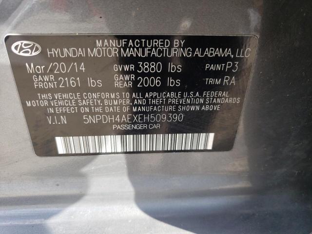 Photo 11 VIN: 5NPDH4AEXEH509390 - HYUNDAI ELANTRA 