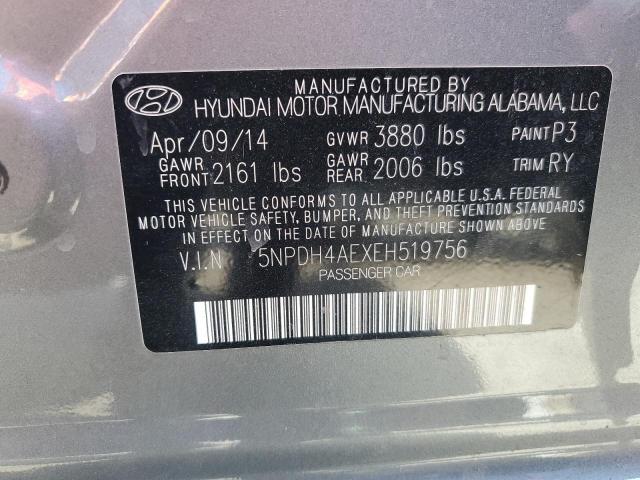 Photo 11 VIN: 5NPDH4AEXEH519756 - HYUNDAI ELANTRA 