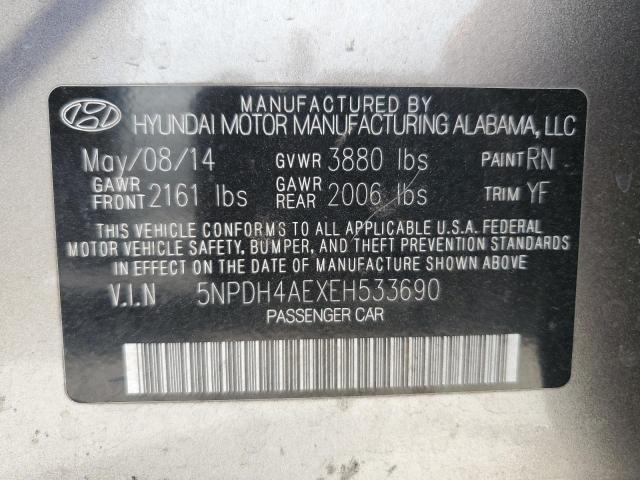 Photo 11 VIN: 5NPDH4AEXEH533690 - HYUNDAI ELANTRA 