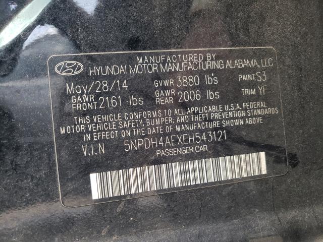 Photo 9 VIN: 5NPDH4AEXEH543121 - HYUNDAI ELANTRA SE 