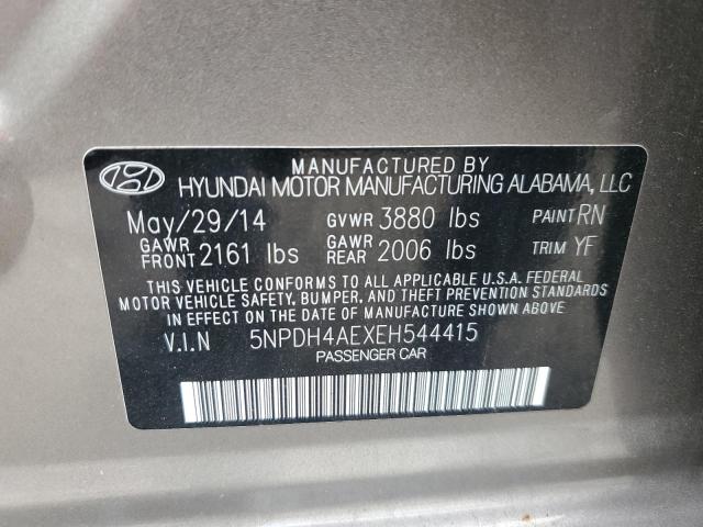 Photo 11 VIN: 5NPDH4AEXEH544415 - HYUNDAI ELANTRA SE 