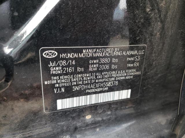 Photo 9 VIN: 5NPDH4AEXFH558378 - HYUNDAI ELANTRA SE 