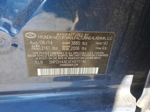 Photo 11 VIN: 5NPDH4AEXFH571146 - HYUNDAI ELANTRA SE 