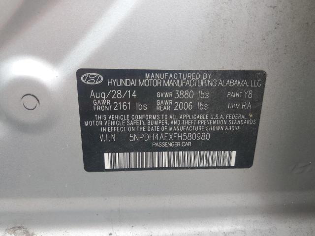 Photo 11 VIN: 5NPDH4AEXFH580980 - HYUNDAI ELANTRA SE 