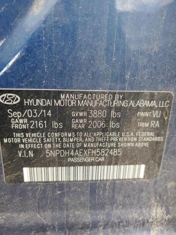 Photo 12 VIN: 5NPDH4AEXFH582485 - HYUNDAI ELANTRA SE 