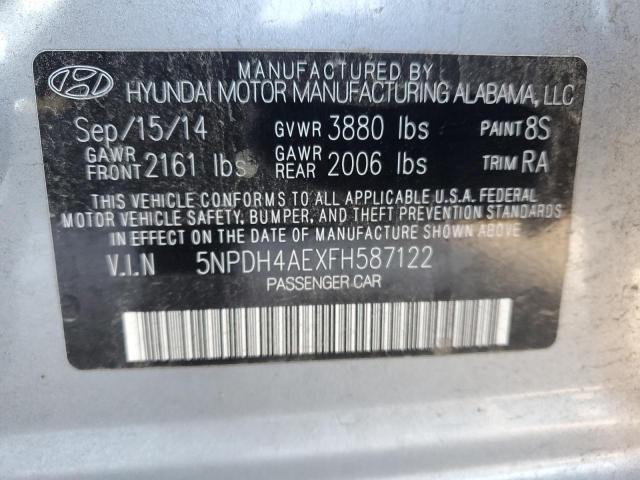 Photo 11 VIN: 5NPDH4AEXFH587122 - HYUNDAI ELANTRA SE 