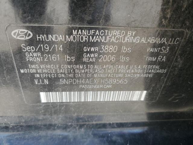 Photo 12 VIN: 5NPDH4AEXFH589565 - HYUNDAI ELANTRA 