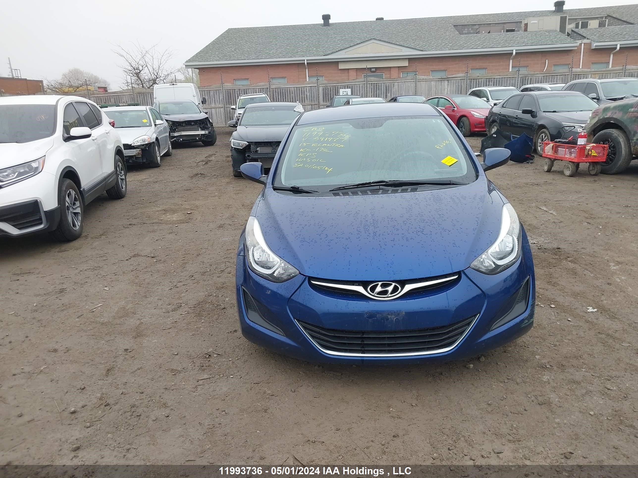 Photo 12 VIN: 5NPDH4AEXFH591977 - HYUNDAI ELANTRA 