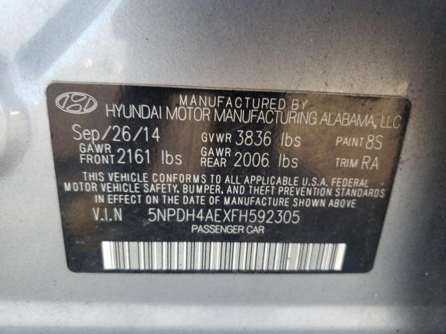 Photo 11 VIN: 5NPDH4AEXFH592305 - HYUNDAI ELANTRA SE 