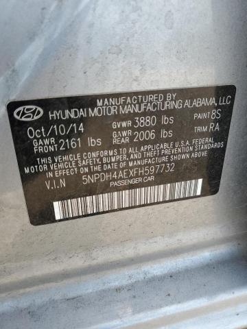 Photo 11 VIN: 5NPDH4AEXFH597732 - HYUNDAI ELANTRA 