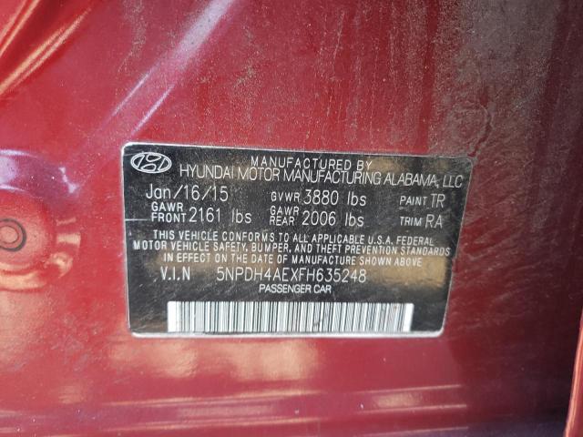 Photo 11 VIN: 5NPDH4AEXFH635248 - HYUNDAI ELANTRA SE 