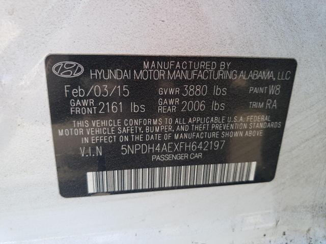 Photo 11 VIN: 5NPDH4AEXFH642197 - HYUNDAI ELANTRA SE 